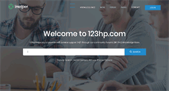 Desktop Screenshot of 123hp.com